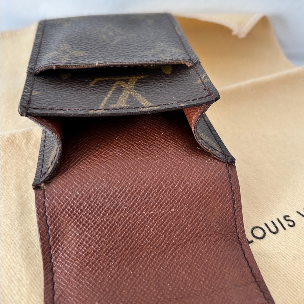 Louis Vuitton Monogram Brown cigarette case. - Picture 8 of 9